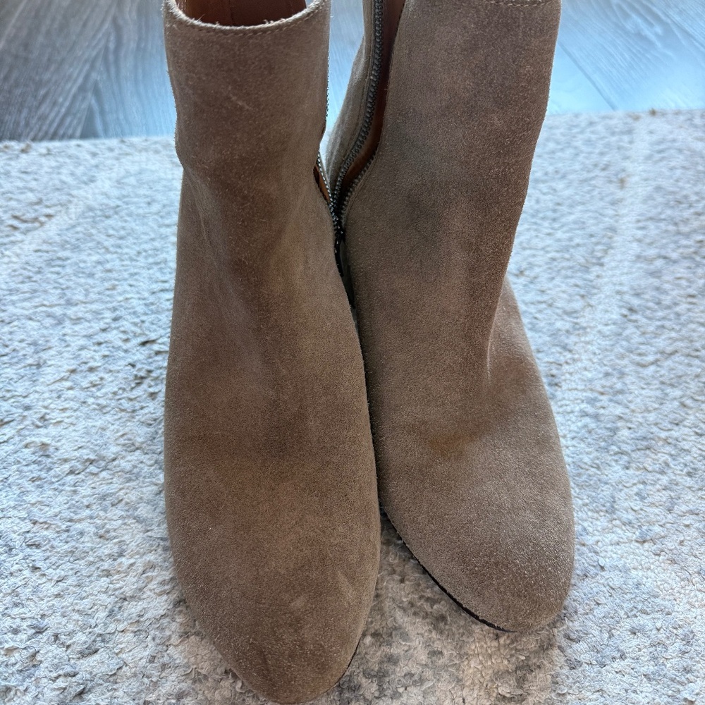 Suede Heeled Ankle Boots (Thursday Boots)